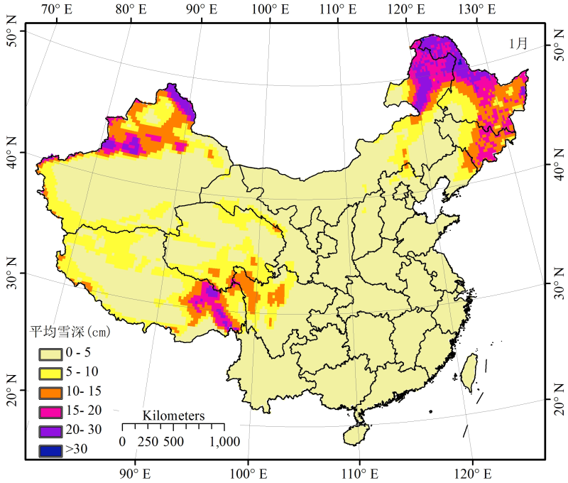 Long-term series of daily snow depth dataset in China (1979-2020,2012-2023)