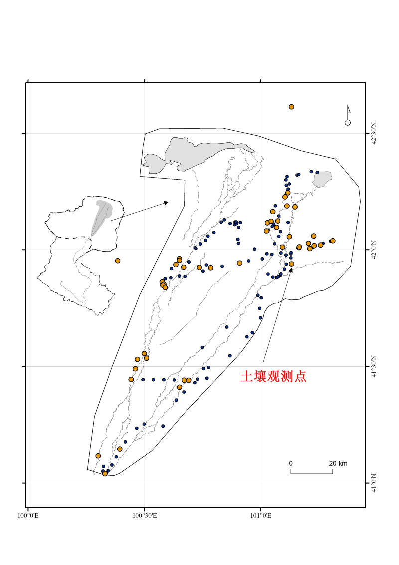 额济纳三角洲土壤盐分、有机质调查数据（2011年8月）