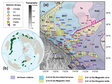 横波分裂揭示了北美西部两个与碰撞相关的辐合事件