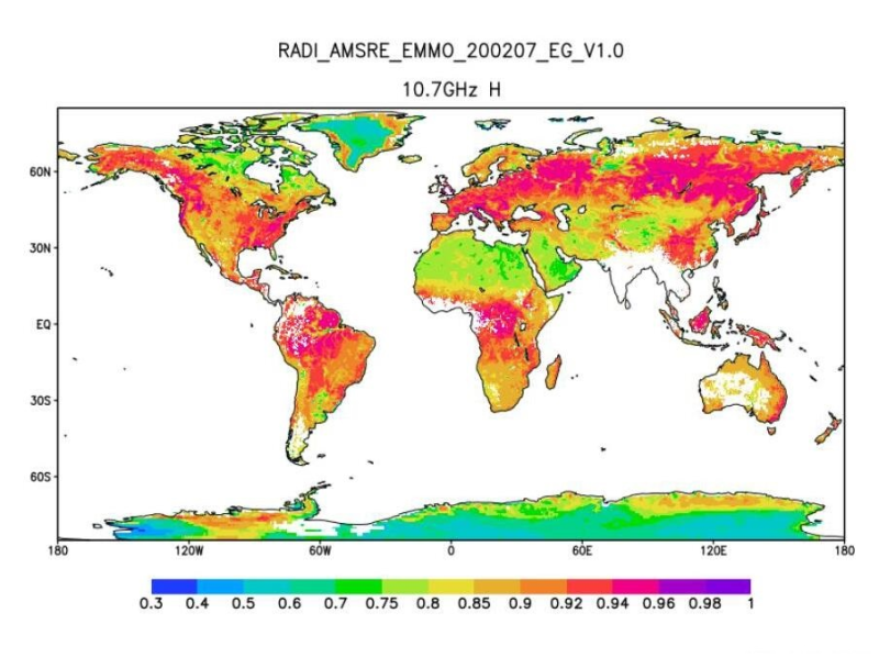 Global land surface microwave emissivity dataset from AMSR-E (2002-2011)