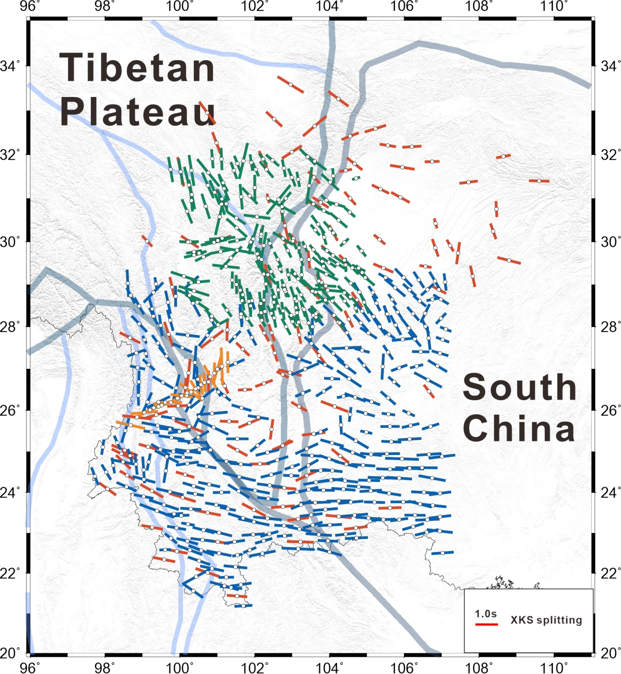 The lithospheric anisotropic model beneath the Sichuan-Yunnan region