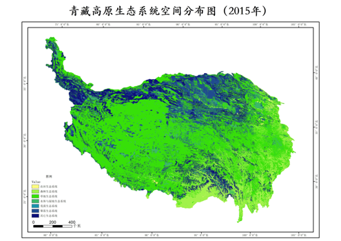 Long time series ecological background map of Qinghai Tibet Plateau (1990-2015)