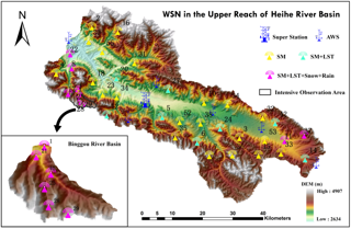 黑河生态水文遥感试验：黑河流域上游生态水文无线传感器网络WATERNET观测数据集（2015）